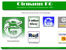 Tablet Screenshot of girmann.com